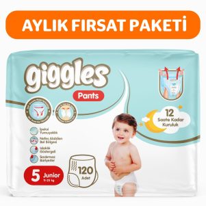 Pants Külotlu Bebek Bezi 5 Numara Junior 120 Adet