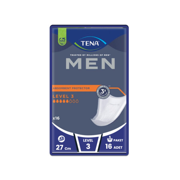 Tena Men Level 3 Erkek Mesane Pedi 16 Adet