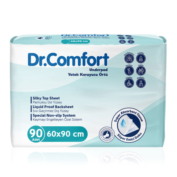Dr.Comfort Yatak Koruyucu Örtü 60x90 Cm 90 Adet