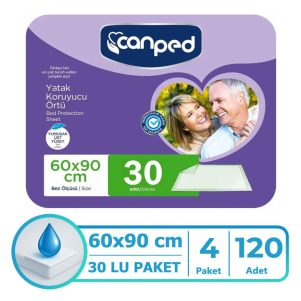 Canped Yatak Koruyucu Örtü 60x90 Cm 120 Adet