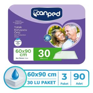 Canped Yatak Koruyucu Örtü 60x90 Cm 90 Adet