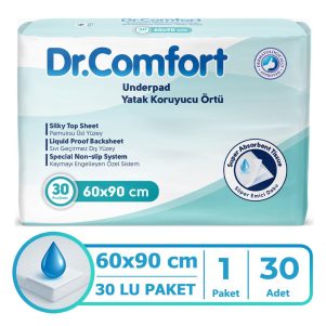 Dr.Comfort Yatak Koruyucu Örtü 60x90 Cm 30 Adet