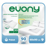 Evony Yatak Koruyucu Örtü 60x90 Cm 90 Adet