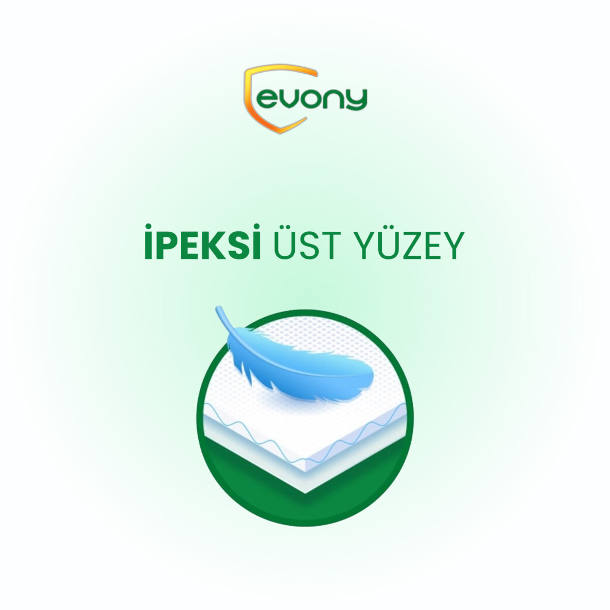evony-yatak-koruyucu-görsel-2 Evony Yatak Koruyucu Örtü 60x90 Cm 120 Adet - Görsel 3