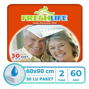 Freshlife Yatak Koruyucu Örtü 60x90 Cm 60 Adet
