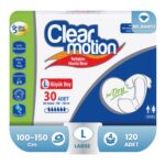Clear Motion Belbantlı Hasta Bezi L-Large Beden 120 Adet