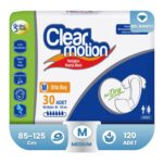 Clear Motion Belbantlı Hasta Bezi M-Medium Beden 120 Adet