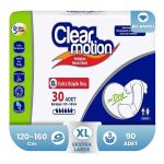 Clear Motion Belbantlı Hasta Bezi XL- Extra Large Beden 90 Adet