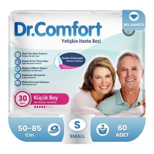 Dr. Comfort Belbantlı Hasta Bezi S-Small Beden 60 Adet