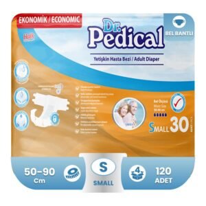Dr. Pedical Belbantlı Hasta Bezi S-Small Beden 120 Adet