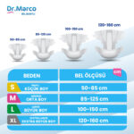 Dr. Marco Belbantlı Hasta Bezi M-Medium Beden 90 Adet - Görsel 2