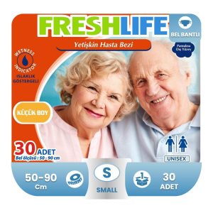 Freshlife Belbantlı Hasta Bezi S-Small Beden 30 Adet