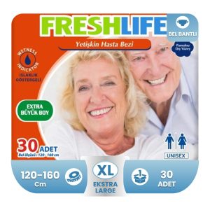 Freshlife Belbantlı Hasta Bezi XL-Extra Large Beden 30 Adet