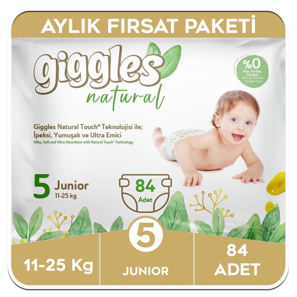 giggles-natural-5-numara-junior-pamuklu-bebek-bezi-aylik-firsat-paketi-84-adet-12540.jpg Giggles Natural 5 Numara Junior Pamuklu Bebek Bezi Aylık Fırsat Paketi - 84 Adet - Görsel 1