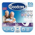 Goodcare Belbantlı Tekstil Yüzey Hasta Bezi M-Medium Beden 120 Adet