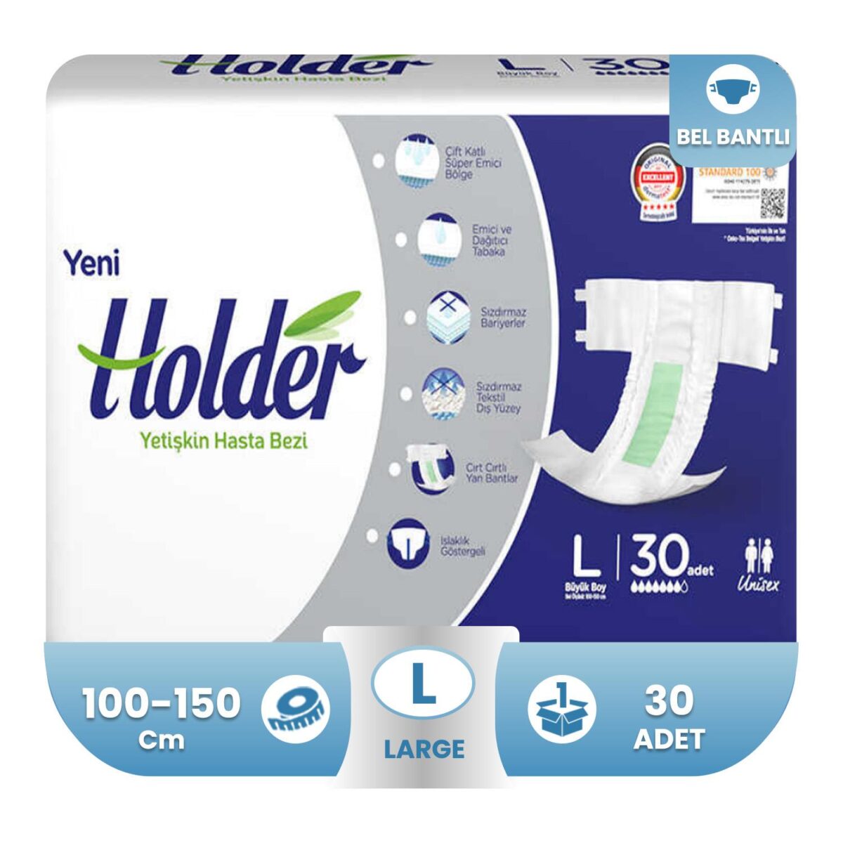 holder-belbantli-hasta-bezi-l-large-beden-30-adet-12821.jpg Holder Belbantlı Hasta Bezi L-Large Beden 30 Adet - Görsel 1
