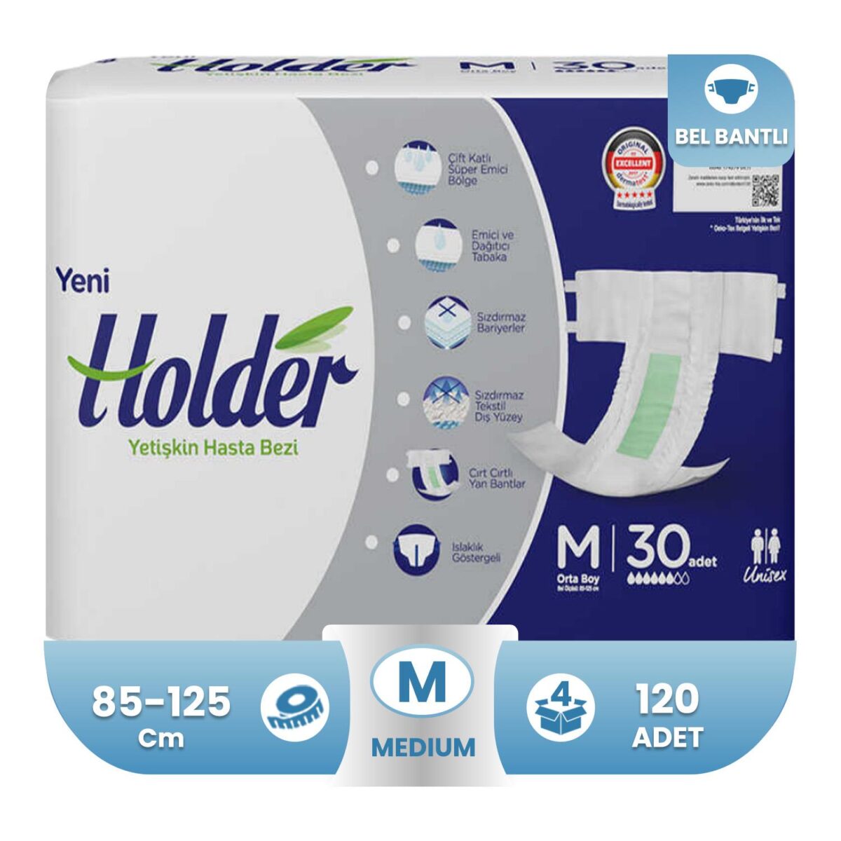 holder-belbantli-hasta-bezi-m-medium-beden-120-adet-12824.jpg Holder Belbantlı Hasta Bezi M-Medium Beden 120 Adet - Görsel 1
