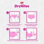 Huggies Drynites Emici Gece Külodu Kız 8-13 Yaş 30-48 Kilo 18 Adet - Görsel 2