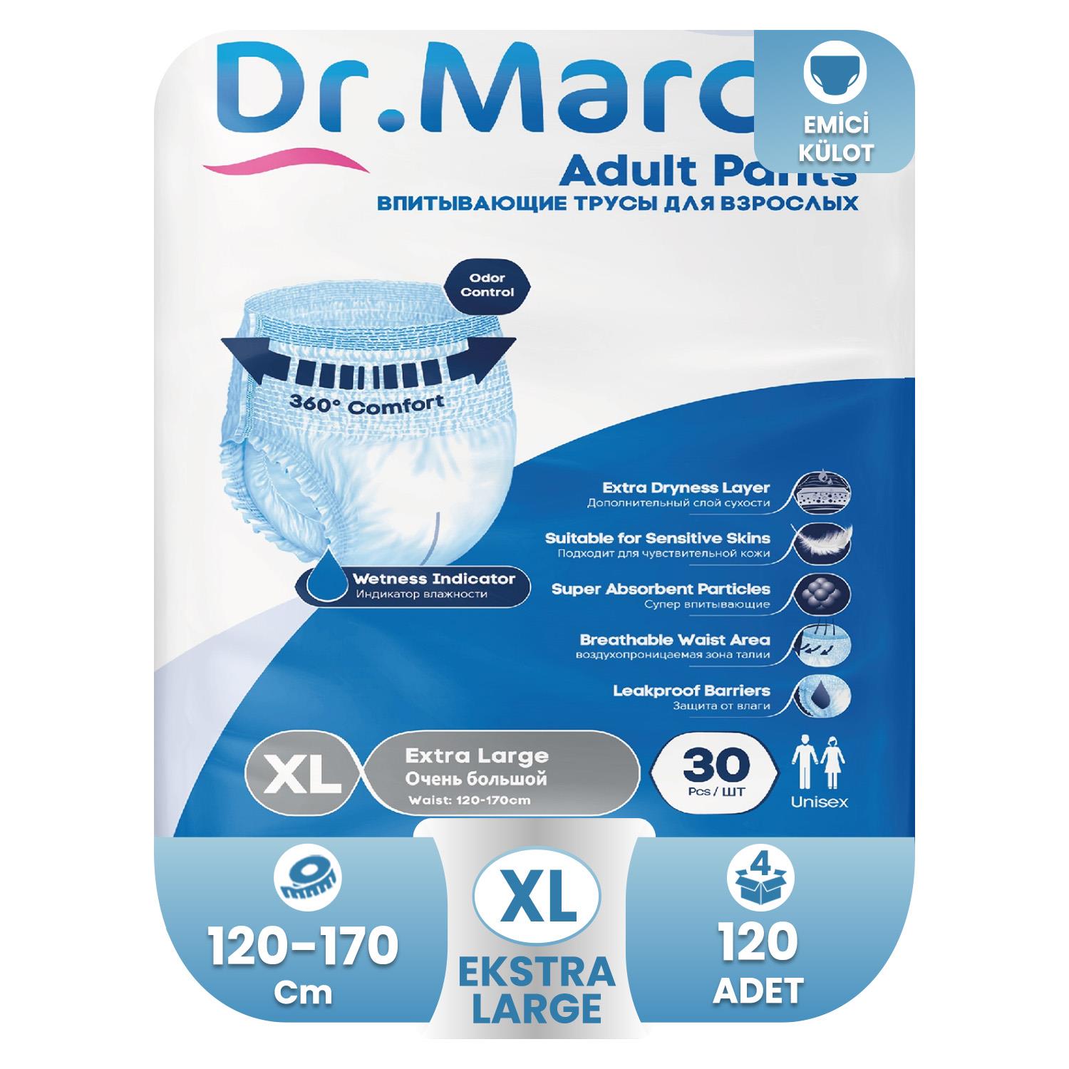 Dr. Marco Emici Külot XL-Extra Large Beden 120 Adet