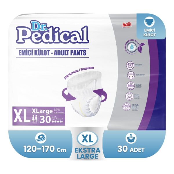 Dr. Pedical Emici Külot XL-Extra Large Beden 30 Adet