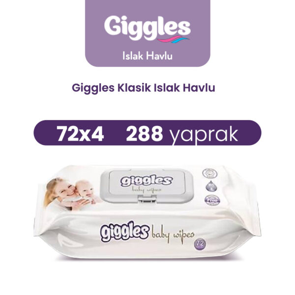 Giggles Islak Havlu Klasik 288 Adet