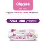 Giggles Islak Havlu Flower Sansation 288 Adet