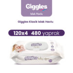 Giggles Islak Havlu Klasik 480 Adet