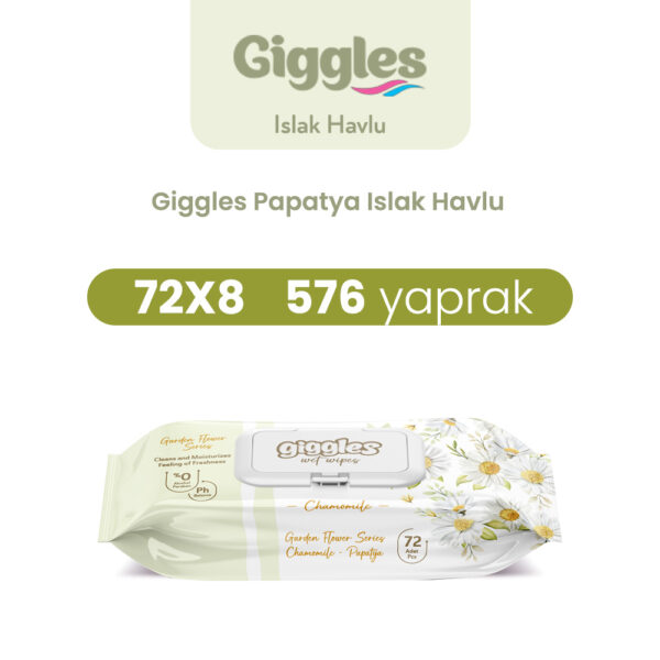 Giggles Islak Havlu Papatya 576 Adet