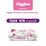 Giggles Islak Havlu Flower Sansation 576 Adet