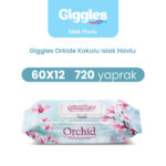 Giggles Islak Havlu Orkide 720 Adet