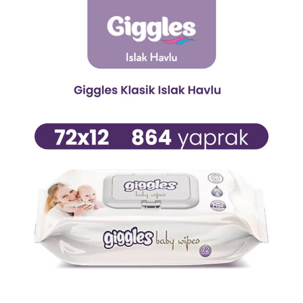Giggles Islak Havlu Klasik 864 Adet