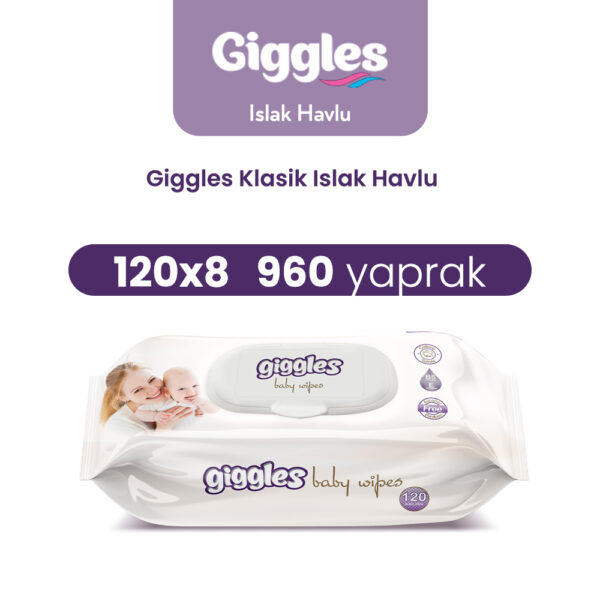 Giggles Islak Havlu Klasik 960 Adet