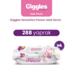 Giggles Islak Havlu Flower Sansation 288 Adet