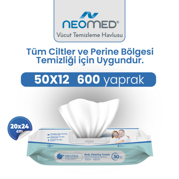 Neomed Vücut Temizleme Havlusu 600 Adet