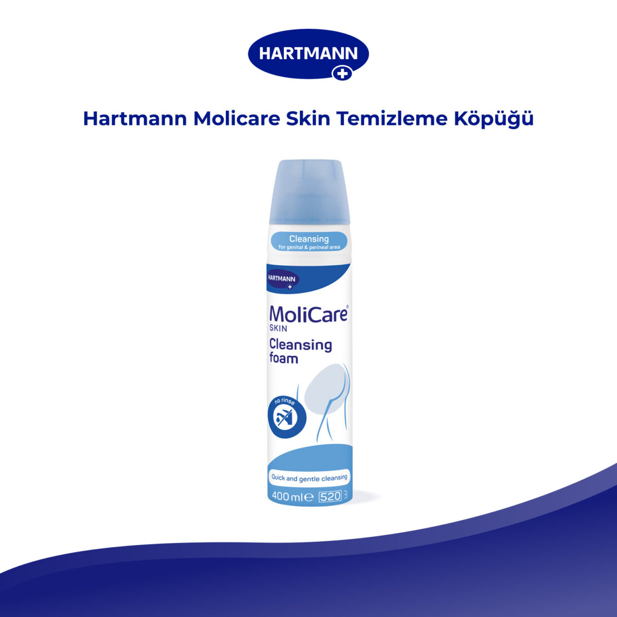 Temizleme Köpüğü ürün Molicare Skin Temizleyici Köpük 400 ml - 1 Adet - Görsel 1