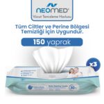 Neomed Perine Vücut Temizleme Havlusu 3 Paket 150 Adet