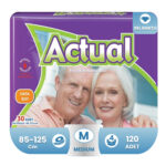 Actual Bel Bantlı Hasta Bezi M-Medium Beden 120 Adet
