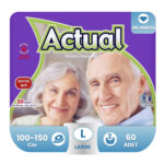 Actual Bel Bantlı Hasta Bezi L-Large Beden 60 Adet