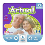 Actual Bel Bantlı Hasta Bezi S-Small Beden 90 Adet