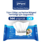 Canped Vücut Temizleme Havlusu 144 Adet