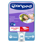 Canped Yatak Koruyucu Örtü 80x180 Cm 20 Adet