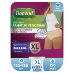 Depend Emici Külot Bayan XL-Extra Large Beden 120 Adet