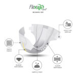 Flexi Life Belbantlı Hasta Bezi M-Medium Beden 90 Adet - Görsel 3