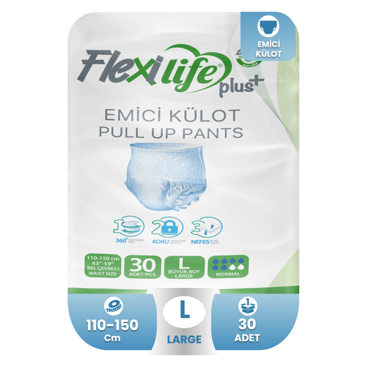 flexilife-emici-külotbez-large-30lu Flexi Life Emici Külot L-Large Beden 30 Adet - Görsel 1
