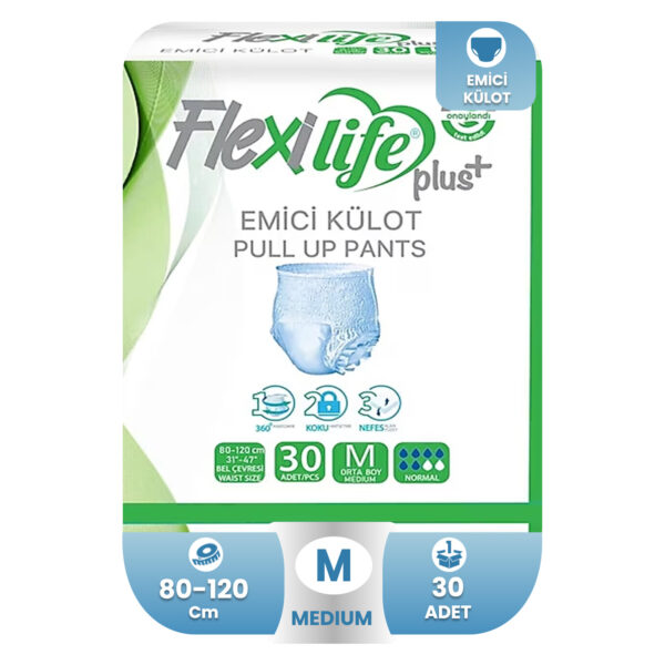 Flexi Life Emici Külot M-Medium Beden 30 Adet