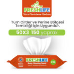 Freshlife Vücut Temizleme Havlusu 150 Adet