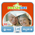 Freshlife Yatak Koruyucu Örtü 90x180 Cm 120 Adet