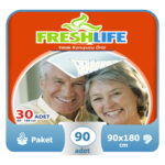 Freshlife Yatak Koruyucu Örtü 90x180 Cm 90 Adet
