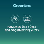 Greenbox Yatak Koruyucu Örtü  60x90 Cm 60 Adet - Görsel 3