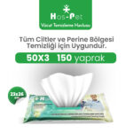 Haspet Perine Temizleme Havlusu - 23x26cm - 150 Adet